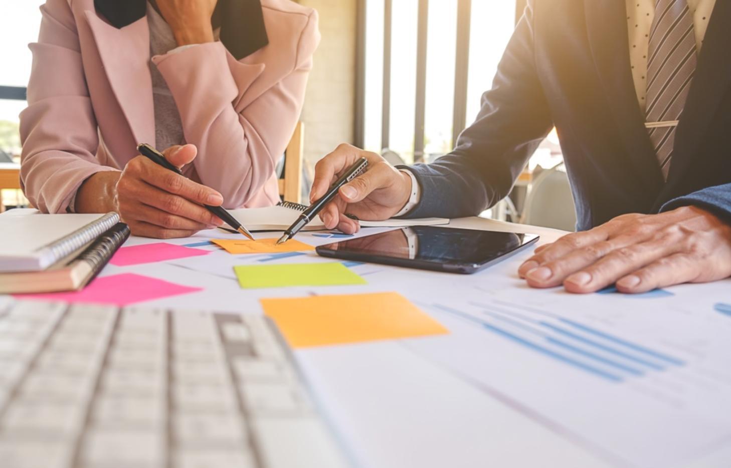 Professional analyzing financial data and building custom models